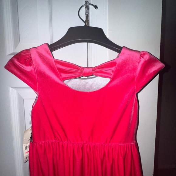 George Girls Size Medium 7-8 Pink Posey Bow Back Sleeveless Dress NWT - Picture 8 of 11